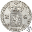 Holandia, 2 1/2 guldena, 1846