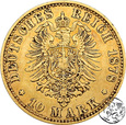 Niemcy, Prusy, 10 marek, 1878 A, @