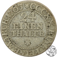 Niemcy, Saksonia, 1/24 talara, 1763