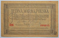 Polska, II RP, 1 marka polska, 1919, IBK
