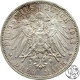 Niemcy, Hamburg, 3 marki, 1912 J