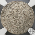 Niemcy, 4 szelągi, 1705 BH, Schleswig Holstein Gottorp, NGC MS 63