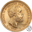 Szwecja, 20 koron, 1884