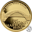 NMS, Australia, 5 dolarów, 2007, Most Portowy w Sydney
