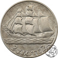 II RP, 2 złote, 1936, Żaglowiec