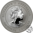 Australia, 1 dolar, 2021, Rok Wołu, kolorowany, uncja srebra
