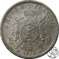 Francja, 5 franków, 1870 A