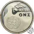 PRL, 1000 złotych, 1985, 40 Lat ONZ PRÓBA 