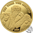 NMS, Somalia, 4000 szylingów, 2006, Trzy Mądre Małpy