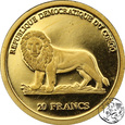 NMS, Kongo, 20 franków, 2003, 25-Lecie Pontyfikatu Jana Pawła II