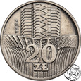 PRL, 20 złotych, 1973, Wieżowiec i Kłosy PRÓBA 