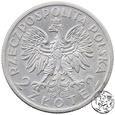 II RP, 2 złote, 1933,  głowa kobiety