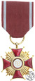 Polska, medal, złoty Krzyż Zasługi + miniaturka i legitymacja