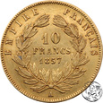 Francja, 10 franków, 1857
