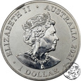 Australia, 1 dolar, 2021, Gepard, uncja srebra
