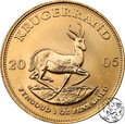 RPA,  krugerrand, uncja złota, 2005, rzadki