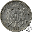 Francja, 5 franków, 1868 BB