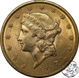 USA, 20 dolarów, 1907 