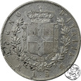 Włochy, 5 lirów, 1875 M