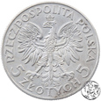 II RP, 5 złotych, 1933, głowa kobiety