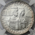 PRL, 100 złotych, 1966, Mieszko i Dabrówka, PRÓBA - NGC MS 65