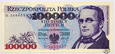Polska, 100000 złotych, 1993 D