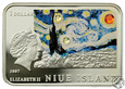 Niue, 1 dolar, 2007, Słynni malarze - Vincent van Gogh - Słoneczniki