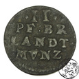 Prusy, Brandenburgia, 2 Pfennigi, 1676, CS