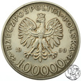 III RP, 100000 złotych, 1990, Solidarność (3)