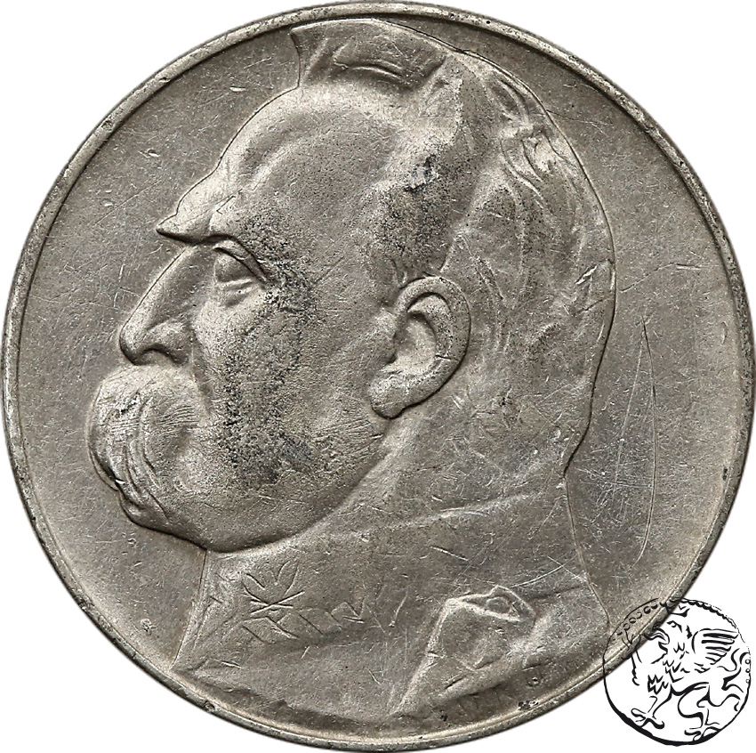 II RP, 10 złotych, 1937, Piłsudski