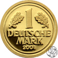 NMS, Niemcy, numizmat ,1 marka 2001