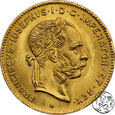Austria, 10 franków / 4 floreny, 1892