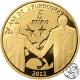 NMS, Francja, 5 euro, 20 rocznica - Eurokorpusu