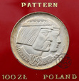 PRL, 100 złotych, 1966, Mieszko i Dabrówka głowy, PRÓBA