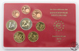 Niemcy, 5 x zestaw monet euro, 2005, mennice - A/D/F/G/J, proof