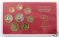 Niemcy, 5 x zestaw monet euro, 2005, mennice - A/D/F/G/J, proof