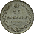 Rosja, 25 kopiejek, 1827 СПБ НГ