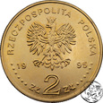 III RP, 2 złote, 1995, Atlanta 1996 - zapaśnicy, pozłacane