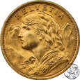 Szwajcaria, 20 franków, 1908 B