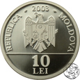 Mołdawia, 10 lei, 2003, Festiwal winiarzy w Vevey 1999