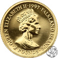 NMS, Falklandy, 2 funty szterlingi, 1997, Henryk VIII