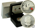 Kanada, 1 dolar, 2008,  Lucky Loonie, kolorowany, Vancouver 2010