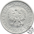 PRL, 50 groszy, 1968