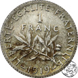 Francja, 1 frank, 1919