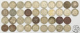 Niemcy, 10 pfennig, 1874-1915, LOT 38 szt