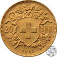 Szwajcaria, 20 franków, 1925 B