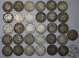 Francja, 31 x 1 frank, 1871-1888, LOT