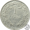 Belgia, 1 frank, 1914