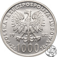 PRL, 1000 złotych, 1982, Jan Paweł II, PRÓBA 