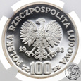 PRL, 100 złotych, 1983, Niedźwiedź, NGC PF 69